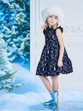 EUC Janie and Jack Disney Frozen Dress girls size 10